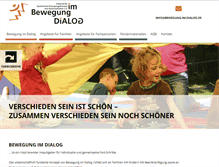 Tablet Screenshot of bewegung-im-dialog.de